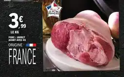 E.Leclerc Porc jarret avant avec os offre