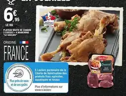 E.Leclerc Canard - plateau mixte de 2 cuisse 4 mâques offre