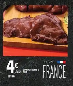 E.Leclerc Viande bovine: foie offre
