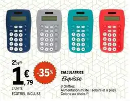E.Leclerc Esquisse - calculatrice offre
