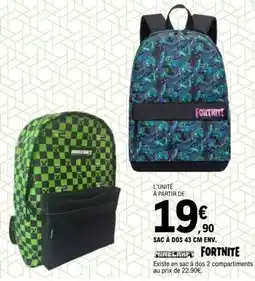 E.Leclerc Sac à dos 43 cm env offre
