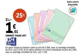 E.Leclerc Oxford - chemise color life offre