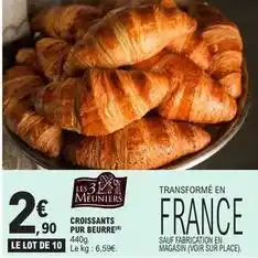 E.Leclerc Croissants pur beurre offre