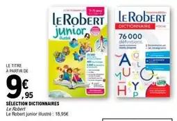 E.Leclerc Sélection dictionnaires offre