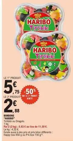 E.Leclerc Haribo - bonbons offre