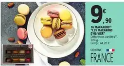 E.Leclerc 16 macarons les macarons d'olivier offre