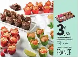 E.Leclerc 8 mini muffins offre
