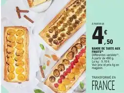 E.Leclerc Bande de tarte aux fruits offre