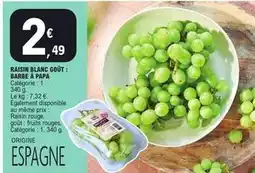 E.Leclerc Raisin blanc goût : barbe à papa offre