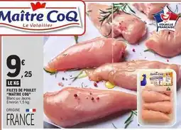 E.Leclerc Maître coq - filets de poulet maître coq offre