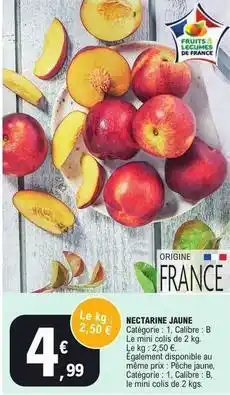 E.Leclerc Nectarine jaune offre