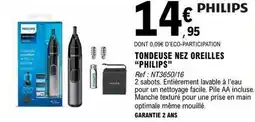 E.Leclerc Philips - tondeuse nes orelles philips offre