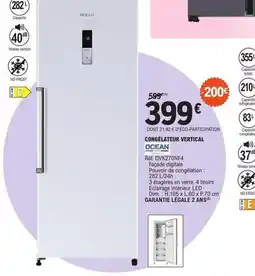 E.Leclerc Dim - congelateur vertical offre