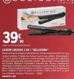E.Leclerc Crea - lisseur cheveux 2 en 1 offre