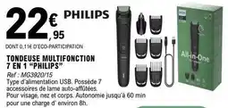 E.Leclerc Philips - tondeuse multifonction 7 en 1 offre