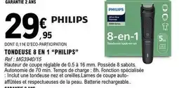 E.Leclerc Philips - tondeuse 8 en 1 offre