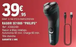 E.Leclerc Philips - rasoir se1000 philips offre