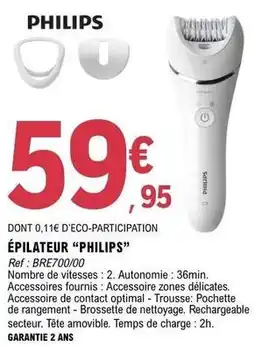 E.Leclerc Philips - epilateur philips offre