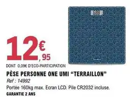 E.Leclerc Terraillon - pèse personne one umi terraillon offre
