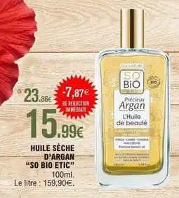 E.Leclerc Lea - huile sèche d'argan offre