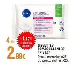 E.Leclerc Nivea - lingettes démaquillantes offre