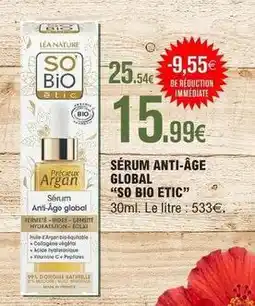 E.Leclerc So bio - sérum anti-âge so bio etic offre