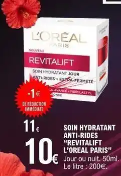 E.Leclerc L'oréal - soin hydratant anti-rides offre
