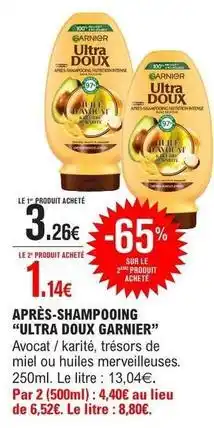 E.Leclerc Garnier - apres-shampooing offre
