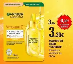 E.Leclerc Garnier - masque en tissu offre