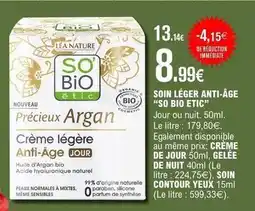 E.Leclerc So bio - soin léger anti-âge offre