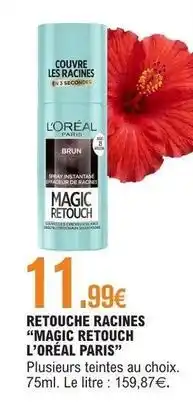 E.Leclerc L'oréal - retrouche racines magic retouch l'oréal paris offre