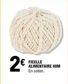 Ficelle alimentaire 80m