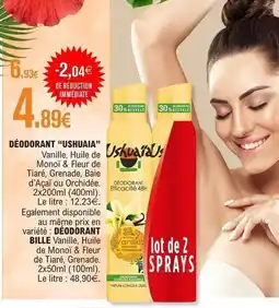 E.Leclerc Ushuaia - déodorant offre