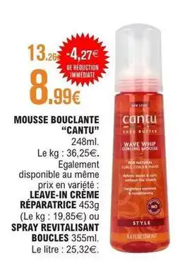 E.Leclerc Look - mousse bouclante offre