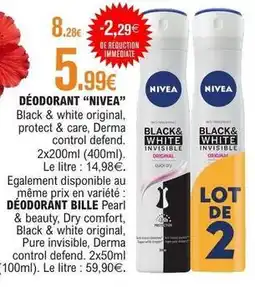 E.Leclerc Nivea - déodorant offre