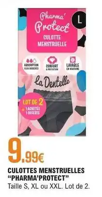 E.Leclerc Culottes menstruelles offre