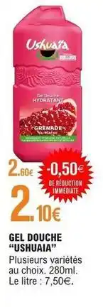 E.Leclerc Ushuaia - gel douche offre