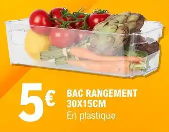 Bac rangement 30x15cm