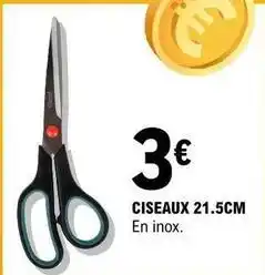 E.Leclerc Ciseaux 21.5cm offre