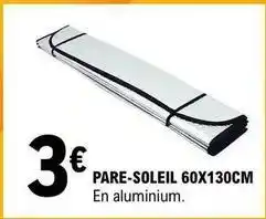 E.Leclerc Pare-soleil 60x130cm offre