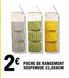 E.Leclerc Poche de rangement suspendue offre