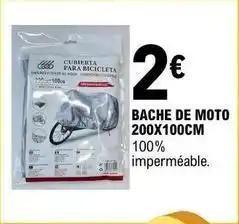 E.Leclerc Bache de moto 200x100cm offre