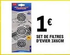 E.Leclerc Set de filtres d'évier offre