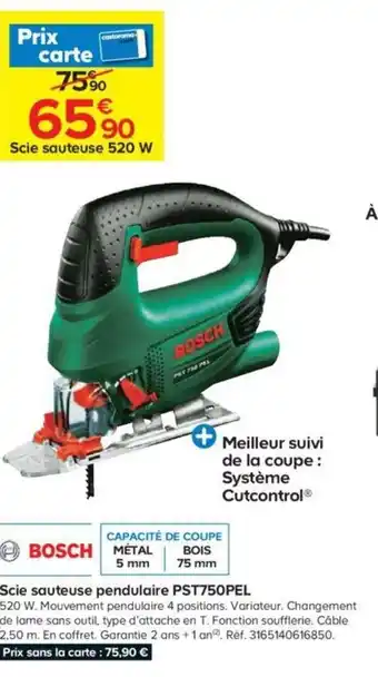 Castorama Scie sauteuse pendulaire PST750PEL offre