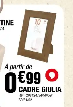 La Foir'Fouille Giulia cadre offre