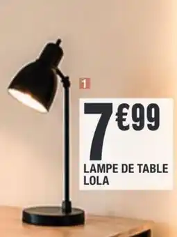 La Foir'Fouille Lola lampe de table offre