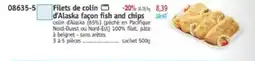 Maximo Filets de colin d'Alaska façon fish and chips offre