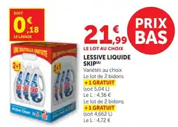 Bi1 SKIP Lessive liquide offre