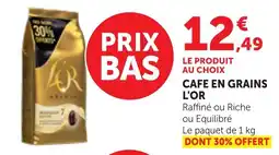 Bi1 L'OR CAFE EN GRAINS offre