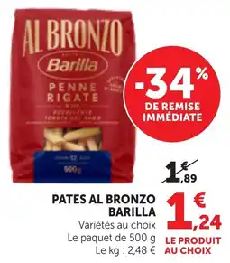 Bi1 Barilla Pates Al Bronzo offre